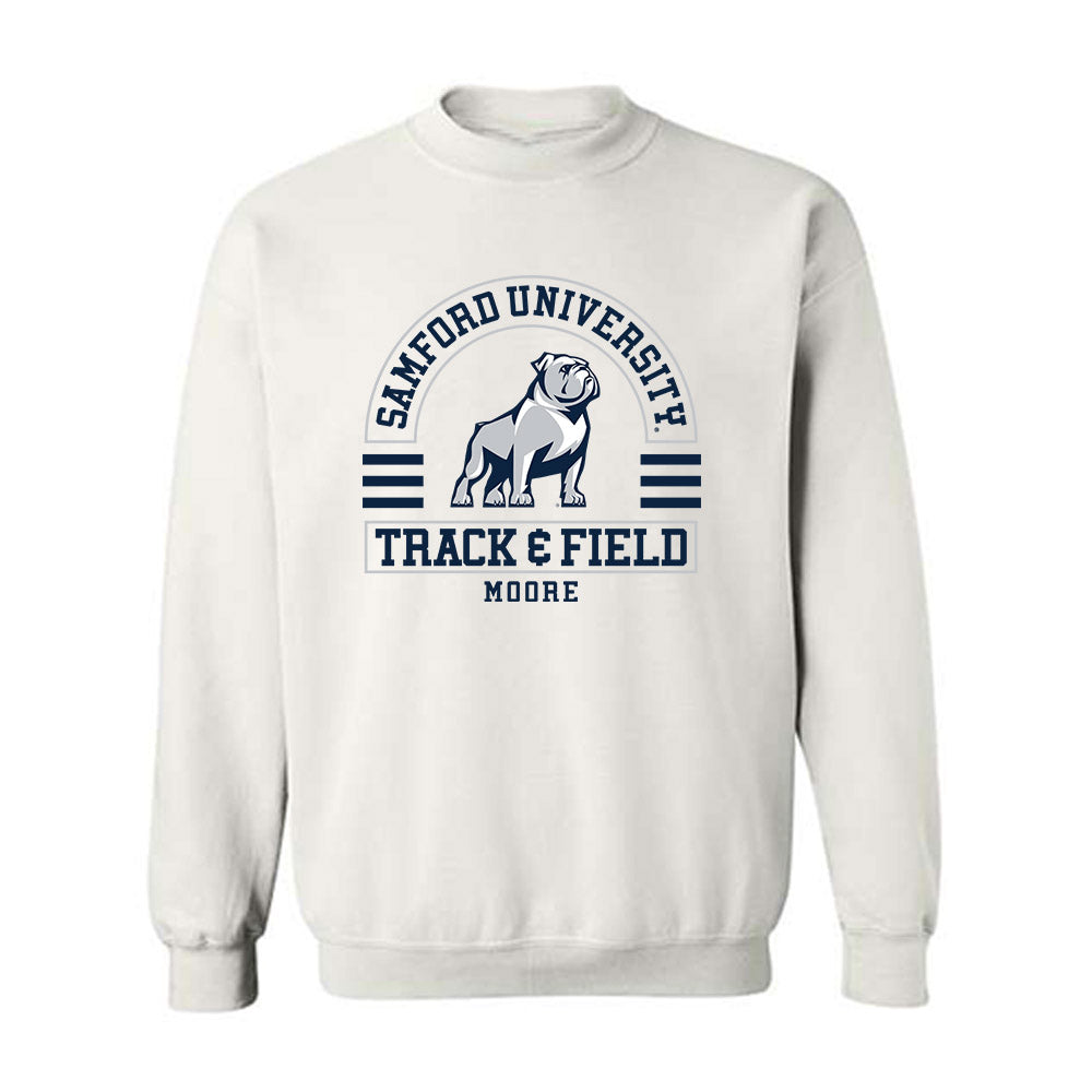 Samford - NCAA Men's Track & Field : Jaggerd Moore - Classic Fashion Shersey Crewneck Sweatshirt-0