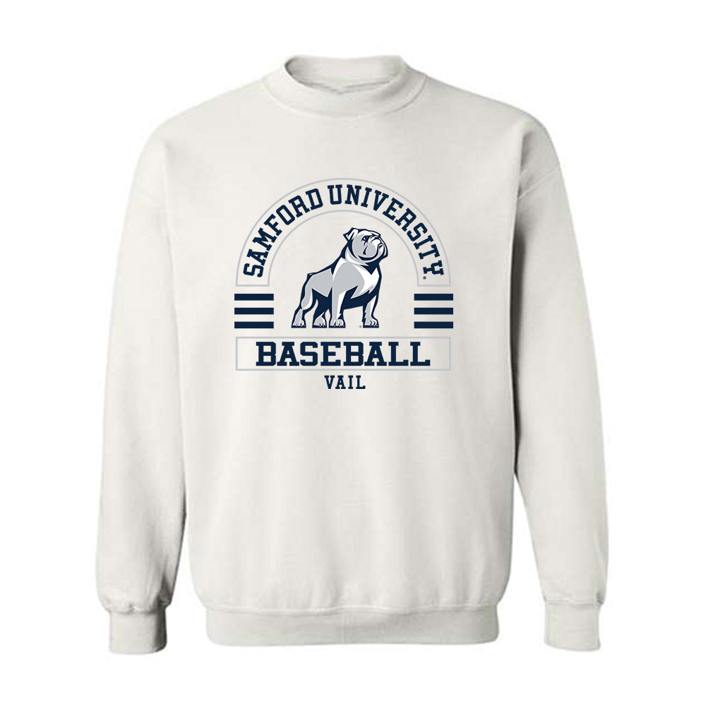 Samford - NCAA Baseball : Bodie Vail - Classic Fashion Shersey Crewneck Sweatshirt-0