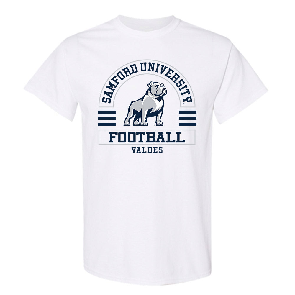 Samford - NCAA Football : Daniel Valdes - Classic Fashion Shersey T-Shirt-0