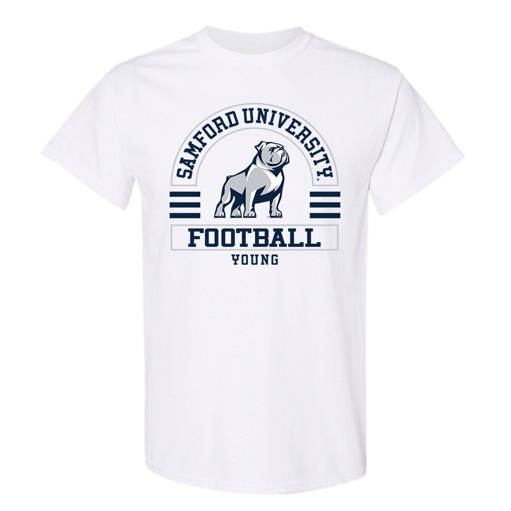 Samford - NCAA Football : Noah Young - Classic Fashion Shersey T-Shirt-0