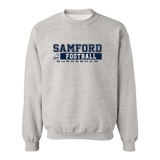 Samford - NCAA Football : Clay Burdeshaw - Classic Fashion Shersey Crewneck Sweatshirt-0