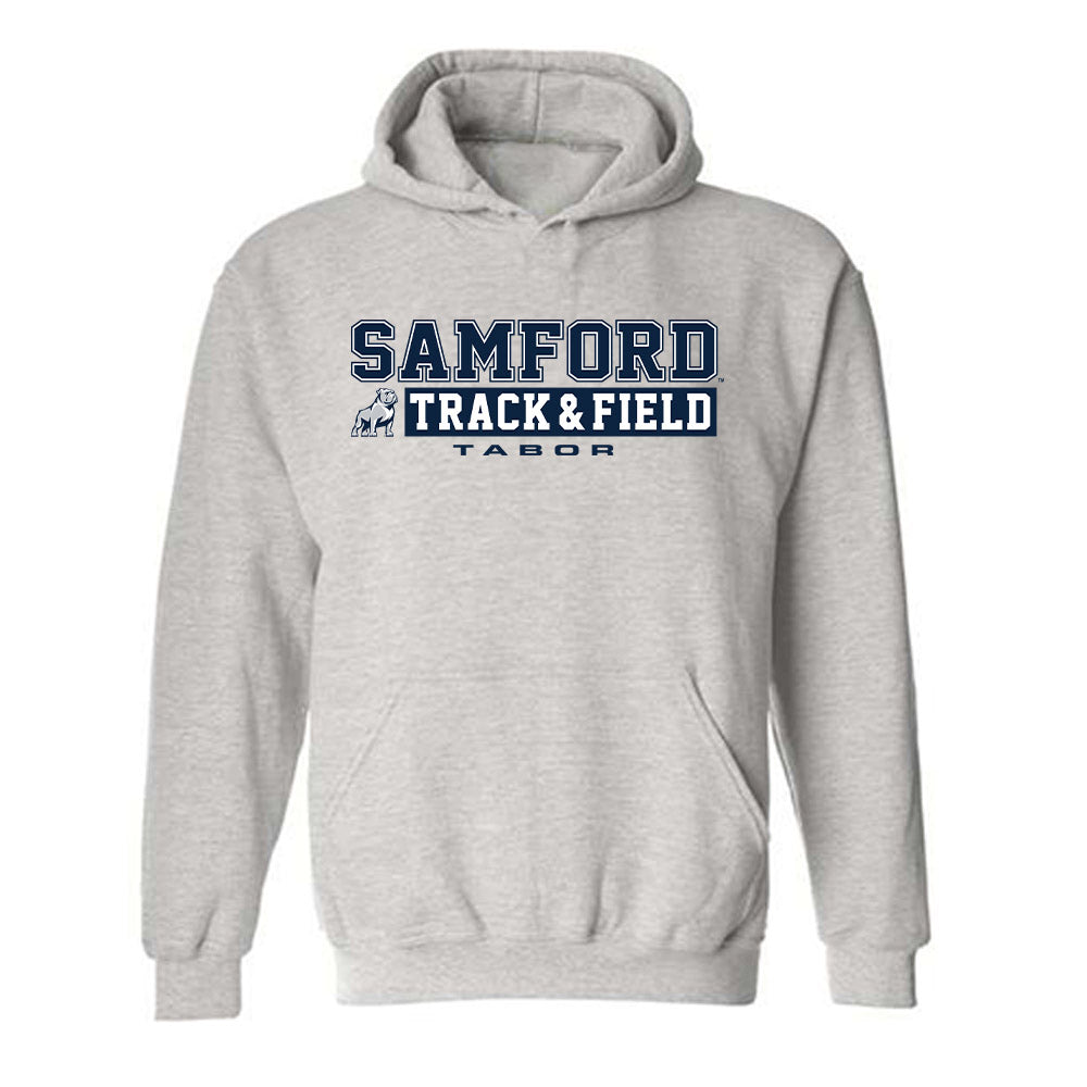 Samford - NCAA Men's Track & Field : Tyke Tabor - Classic Fashion Shersey Hooded Sweatshirt-0