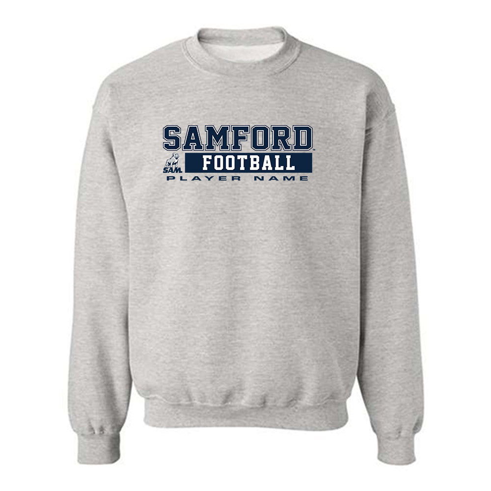 Samford - NCAA Football : Theodore Davenport - Classic Fashion Shersey Crewneck Sweatshirt