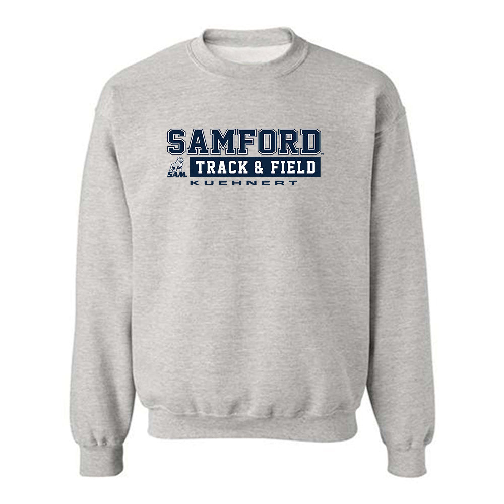 Samford - NCAA Men's Track & Field : Max Kuehnert - Classic Fashion Shersey Crewneck Sweatshirt