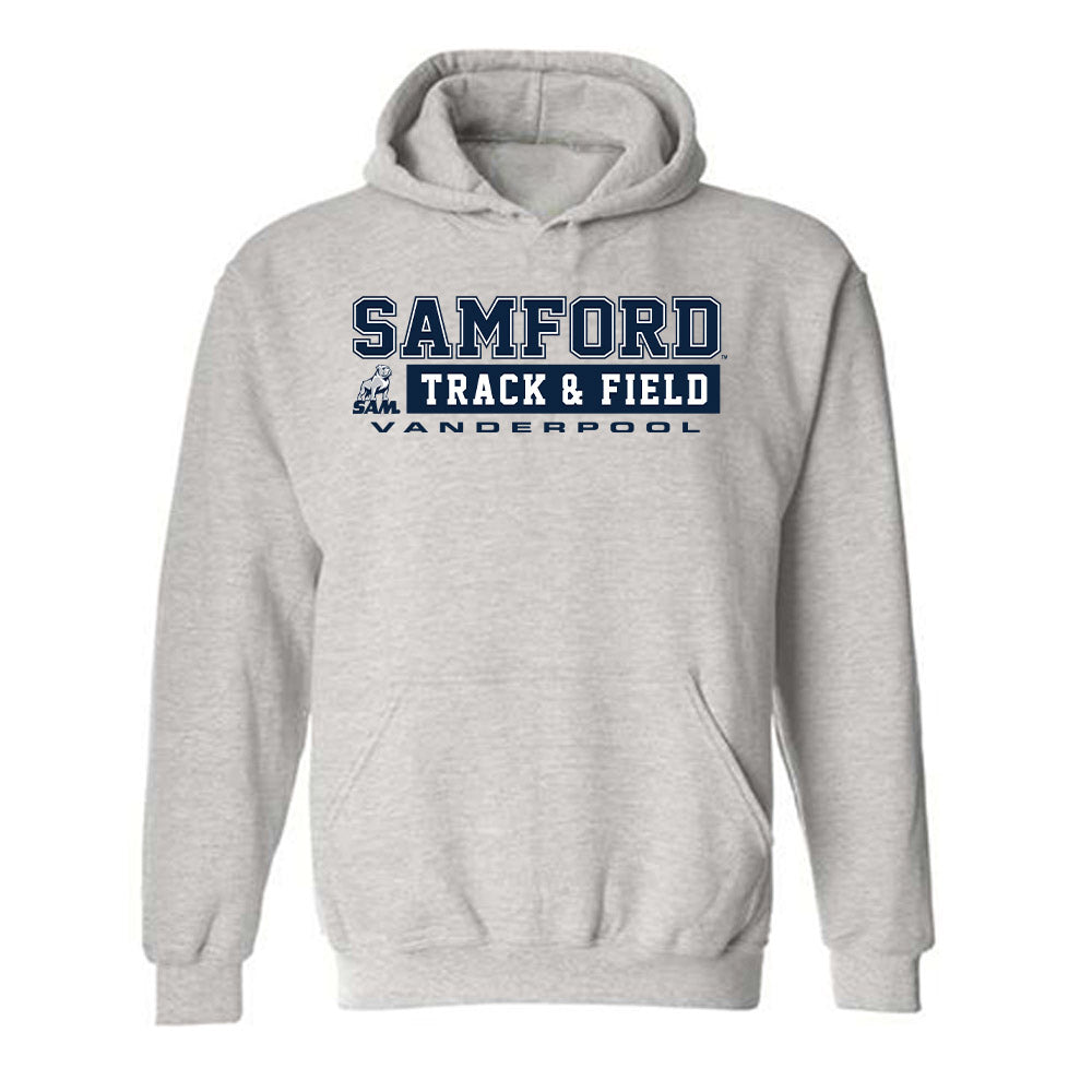 Samford - NCAA Men's Track & Field : Brenden Vanderpool - Classic Fashion Shersey Hooded Sweatshirt-0