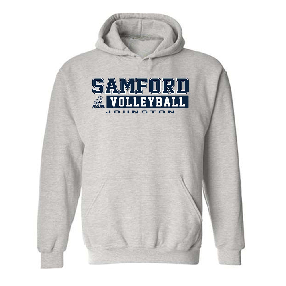 Samford - NCAA Women's Volleyball : Amelia Johnston - Hooded Sweatshirt