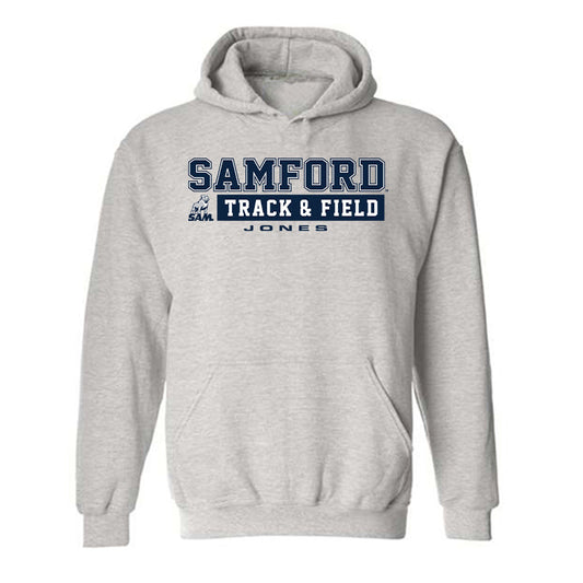 Samford - NCAA Men's Track & Field : Ian Jones - Classic Fashion Shersey Hooded Sweatshirt