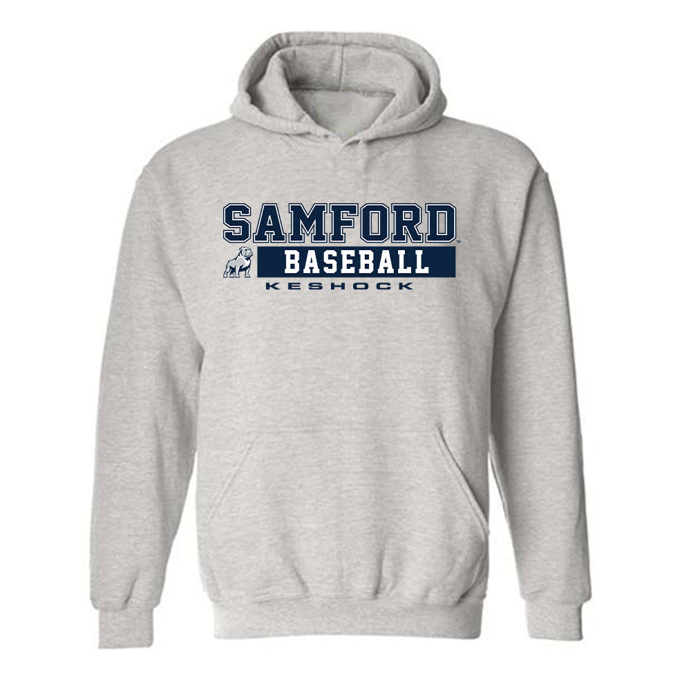 Samford - NCAA Baseball : Cameron Keshock - Classic Fashion Shersey Hooded Sweatshirt-0