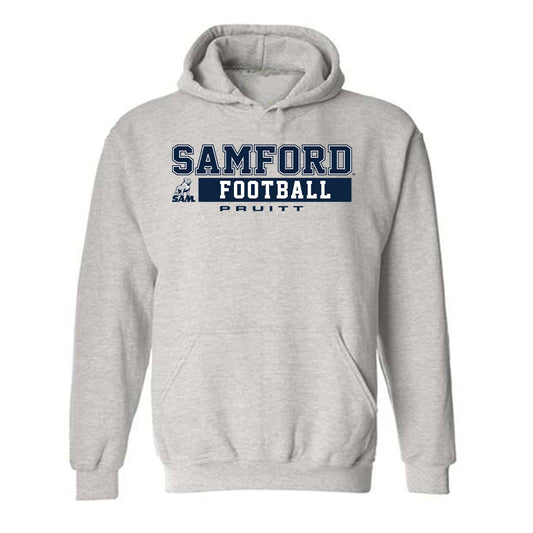 Samford - NCAA Football : William Pruitt - Classic Fashion Shersey Hooded Sweatshirt