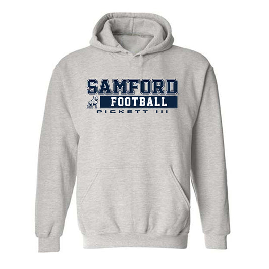 Samford - NCAA Football : Sam Pickett III - Classic Fashion Shersey Hooded Sweatshirt-0