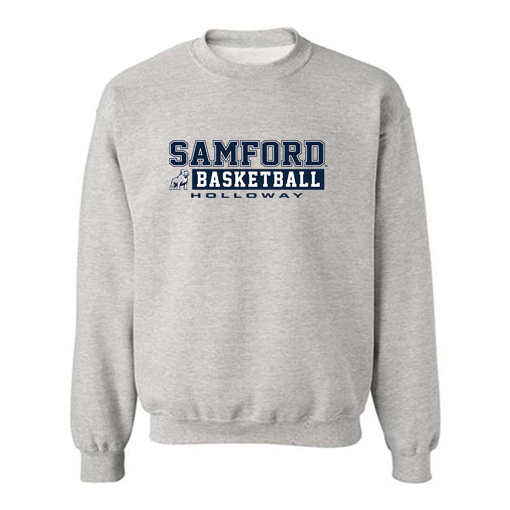 Samford - NCAA Men's Basketball : Joshua Holloway - Classic Fashion Shersey Crewneck Sweatshirt-0