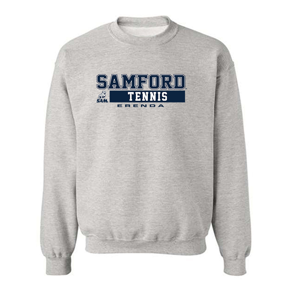 Samford - NCAA Women's Tennis : Sara Erenda - Classic Fashion Shersey Crewneck Sweatshirt-0