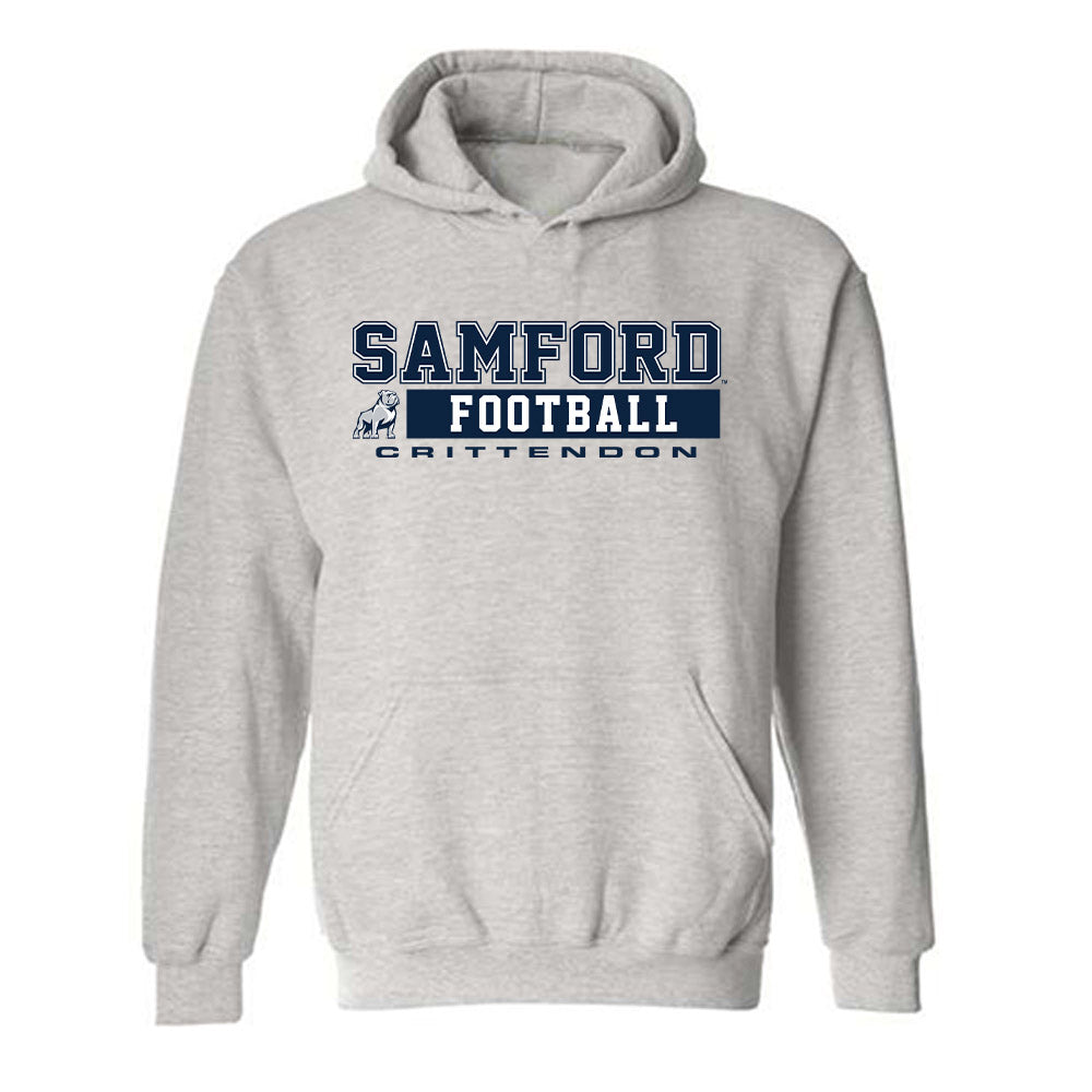 Samford - NCAA Football : Quincy Crittendon - Classic Fashion Shersey Hooded Sweatshirt-0