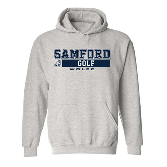 Samford - NCAA Men's Golf : Nolen Wolfe - Classic Fashion Shersey Hooded Sweatshirt-0