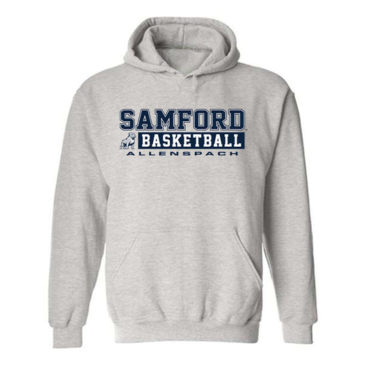 Samford - NCAA Men's Basketball : Riley Allenspach - Classic Fashion Shersey Hooded Sweatshirt-0