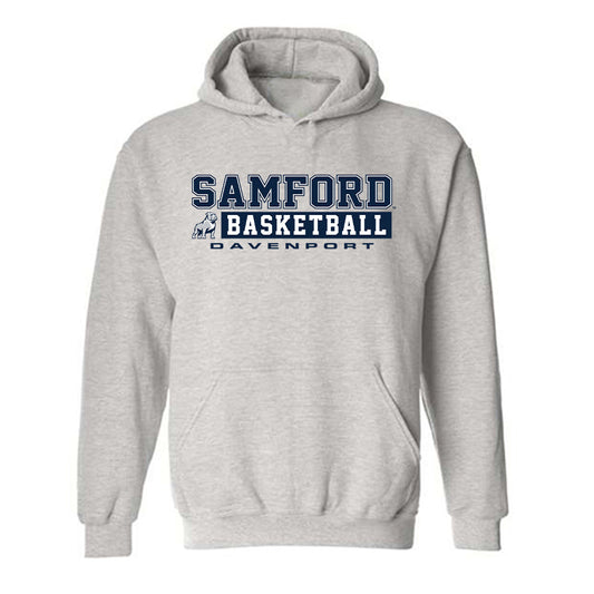 Samford - NCAA Men's Basketball : Cooper Davenport - Classic Fashion Shersey Hooded Sweatshirt-0