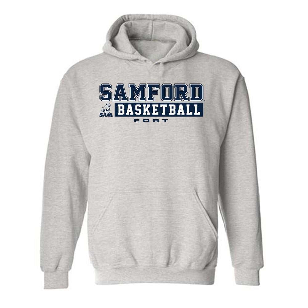 Samford - NCAA Men's Basketball : Trey Fort - Classic Fashion Shersey Hooded Sweatshirt-0