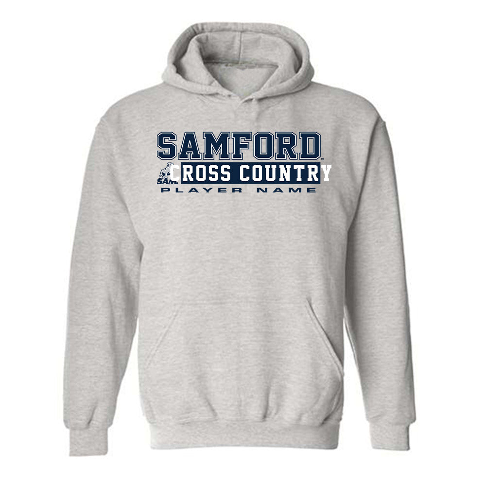 Samford - NCAA Men's Cross Country : David Brown - Classic Fashion Shersey Hooded Sweatshirt