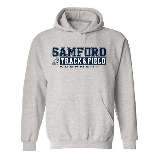 Samford - NCAA Men's Track & Field : Max Kuehnert - Classic Fashion Shersey Hooded Sweatshirt-0