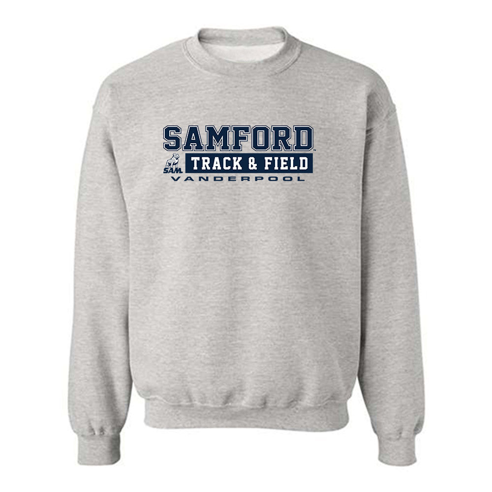 Samford - NCAA Men's Track & Field : Brenden Vanderpool - Classic Fashion Shersey Crewneck Sweatshirt-0