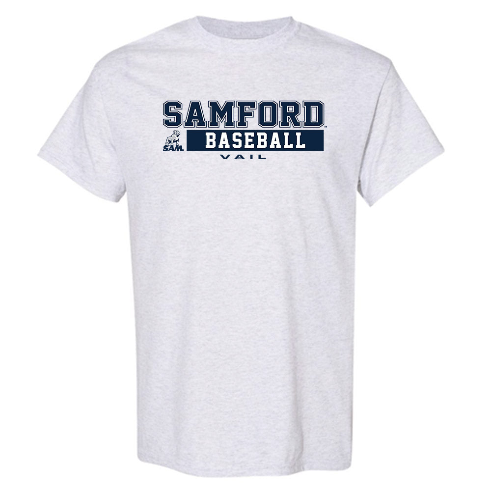 Samford - NCAA Baseball : Bodie Vail - Classic Fashion Shersey T-Shirt-0