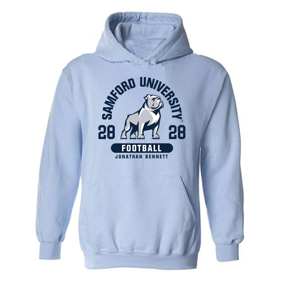 Samford - NCAA Football : Jonathan Bennett - Classic Fashion Shersey Hooded Sweatshirt