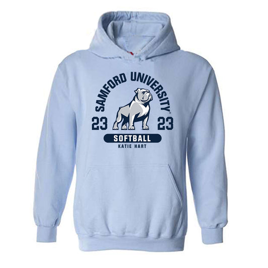 Samford - NCAA Softball : Katie Hart - Classic Fashion Shersey Hooded Sweatshirt-0