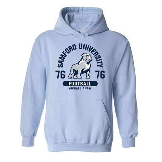 Samford - NCAA Football : Michael Snow - Classic Fashion Shersey Hooded Sweatshirt-0