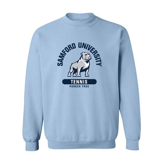 Samford - NCAA Men's Tennis : Parker Free - Classic Fashion Shersey Crewneck Sweatshirt-0