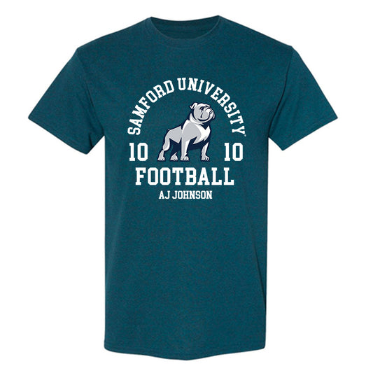 Samford - NCAA Football : Aj Johnson - Classic Fashion Shersey T-Shirt-0
