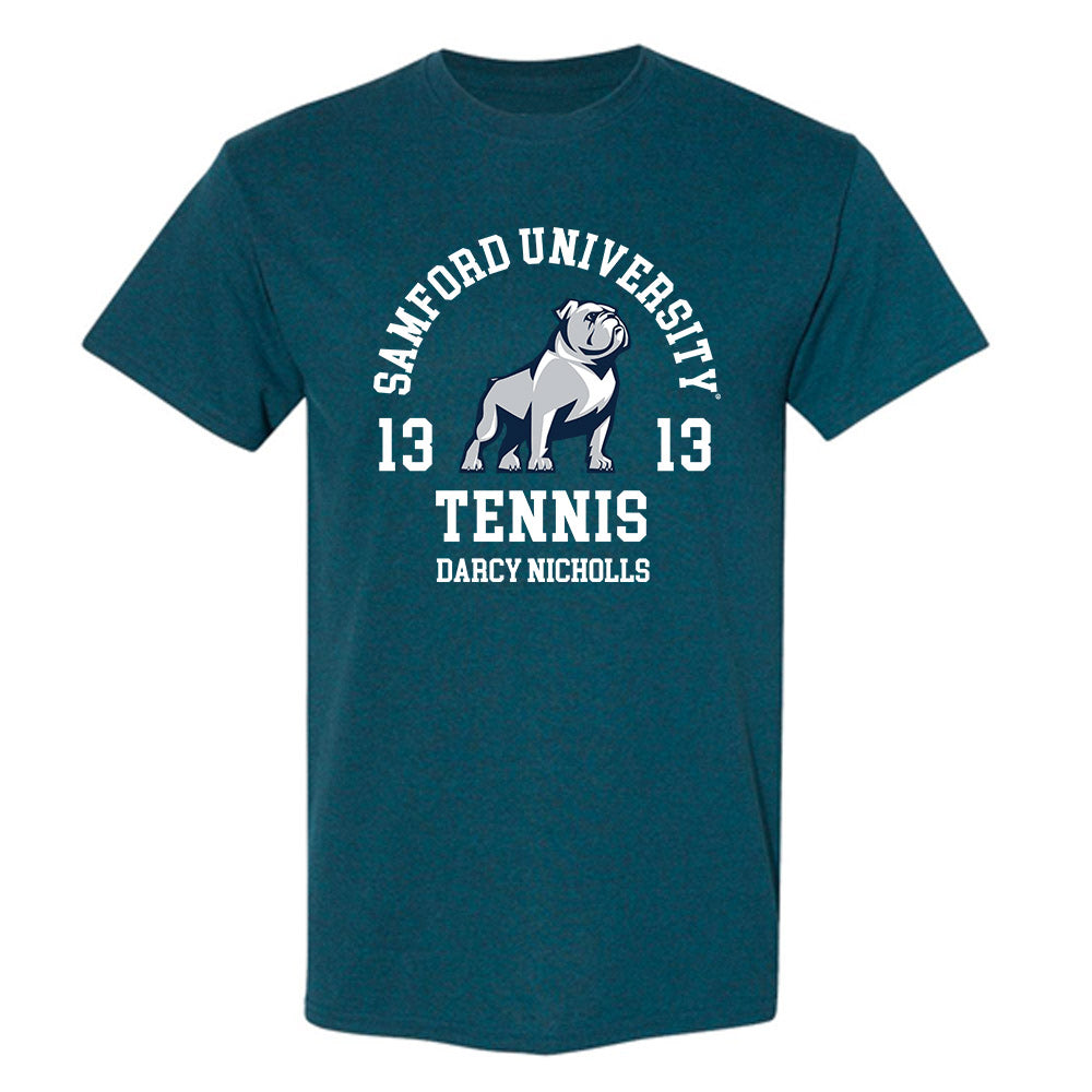 Samford - NCAA Men's Tennis : Darcy Nicholls - Classic Fashion Shersey T-Shirt-0