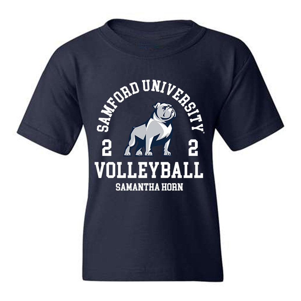 Samford - NCAA Women's Volleyball : Samantha Horn - Youth T-Shirt