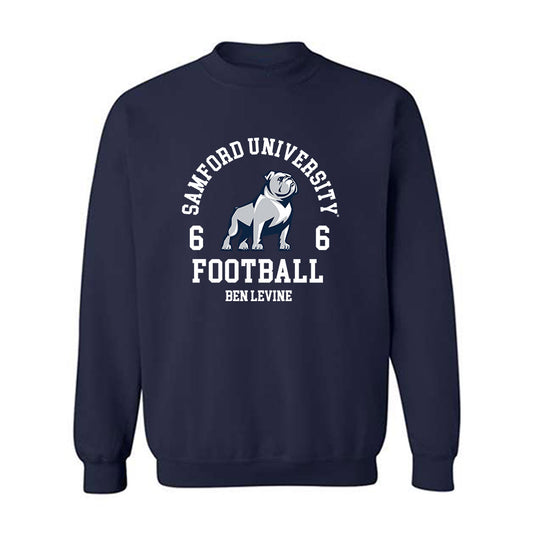 Samford - NCAA Football : Ben Levine - Classic Fashion Shersey Crewneck Sweatshirt