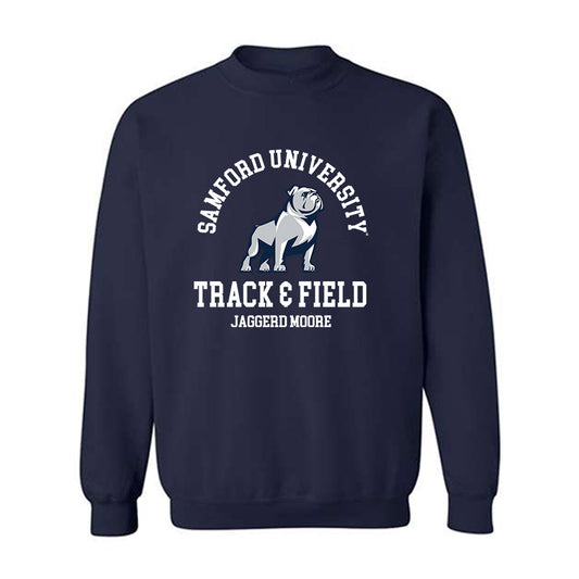 Samford - NCAA Men's Track & Field : Jaggerd Moore - Classic Fashion Shersey Crewneck Sweatshirt