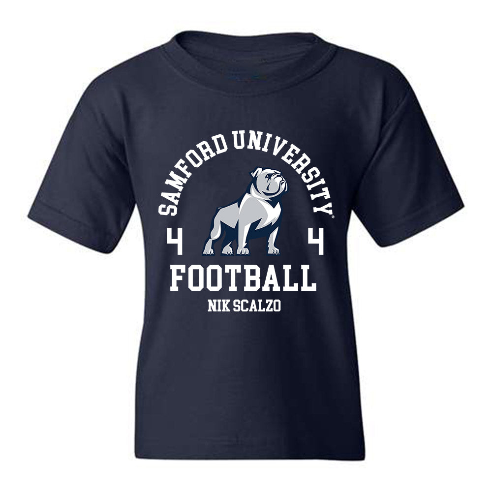 Samford - NCAA Football : Nik Scalzo - Youth T-Shirt