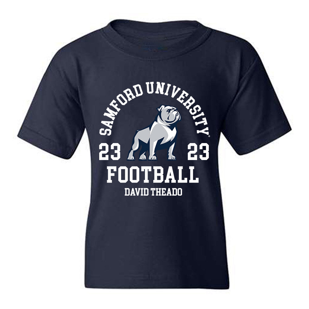 Samford - NCAA Football : David Theado - Classic Fashion Shersey Youth T-Shirt-0