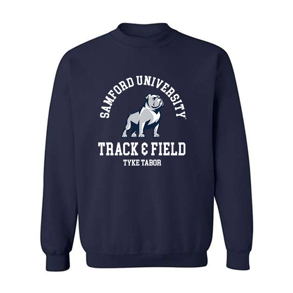 Samford - NCAA Men's Track & Field : Tyke Tabor - Classic Fashion Shersey Crewneck Sweatshirt