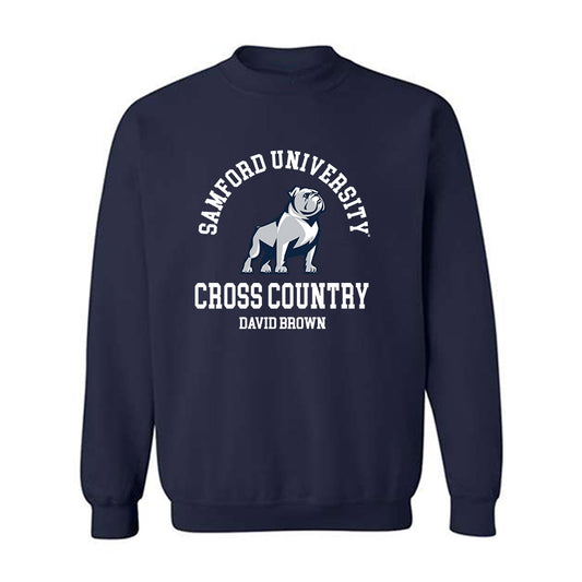 Samford - NCAA Men's Cross Country : David Brown - Classic Fashion Shersey Crewneck Sweatshirt