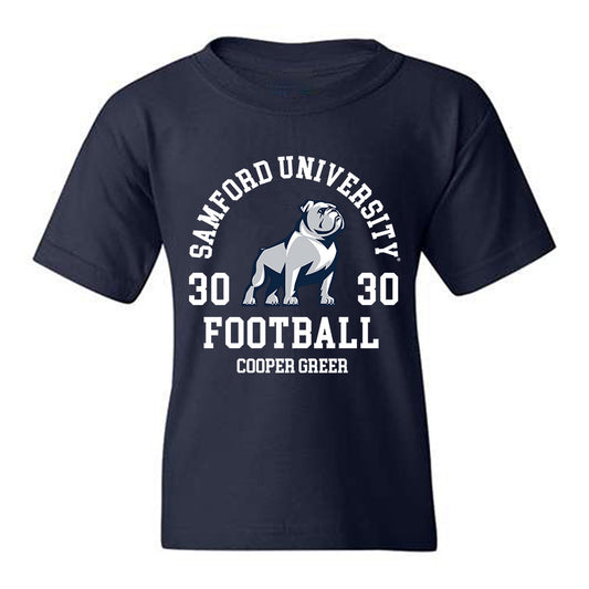 Samford - NCAA Football : Cooper Greer - Classic Fashion Shersey Youth T-Shirt-0