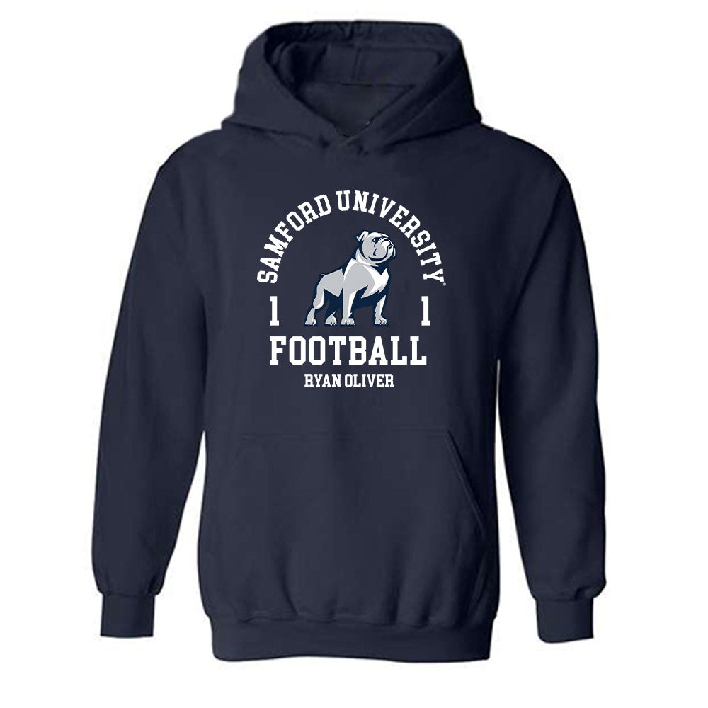 Samford - NCAA Football : Ryan Oliver - Hooded Sweatshirt Classic Fashion Shersey