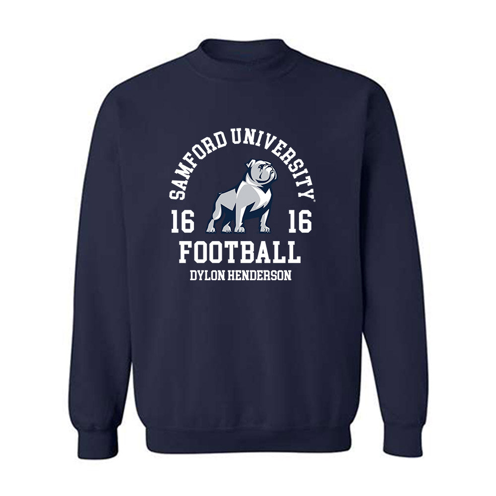 Samford - NCAA Football : Dylon Henderson - Classic Fashion Shersey Crewneck Sweatshirt-0