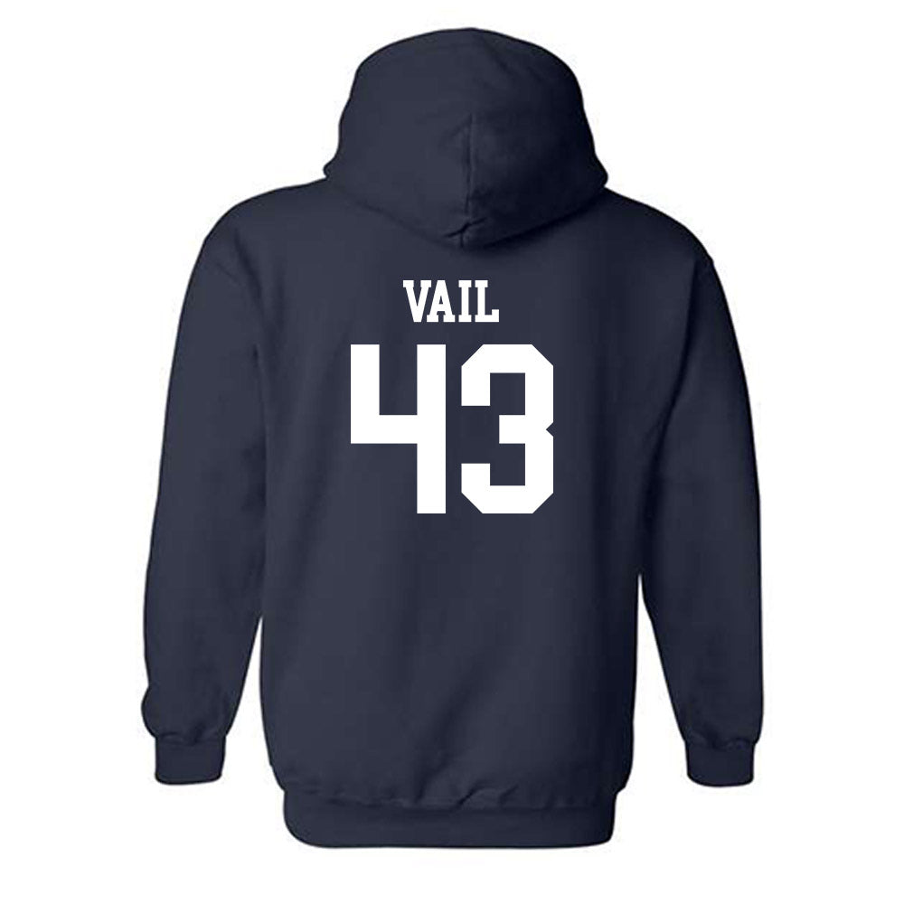 Samford - NCAA Baseball : Bodie Vail - Classic Shersey Hooded Sweatshirt-1