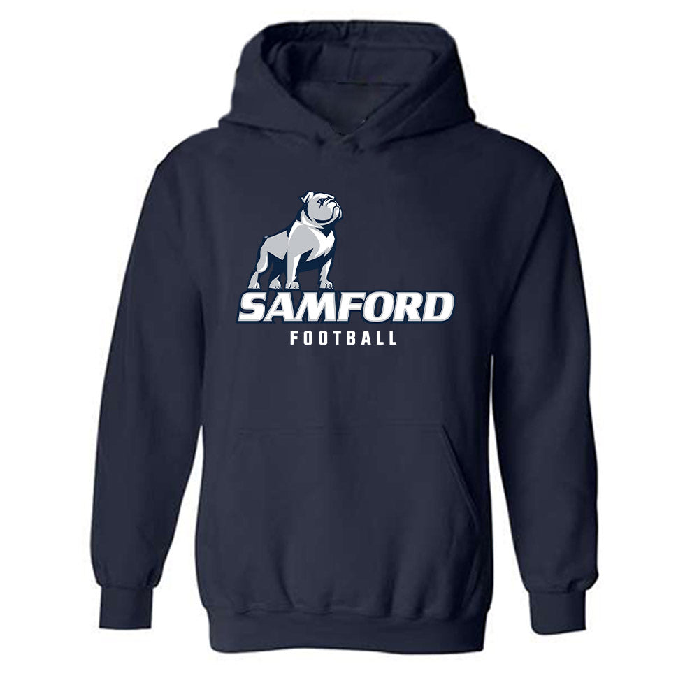 Samford - NCAA Football : Cj Evans - Classic Shersey Hooded Sweatshirt-0