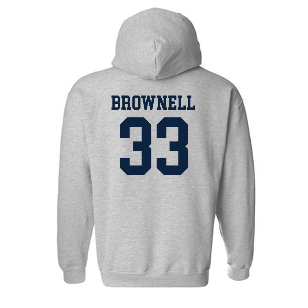 Samford - NCAA Men's Basketball : Jaden Brownell - Classic Shersey Hooded Sweatshirt-1