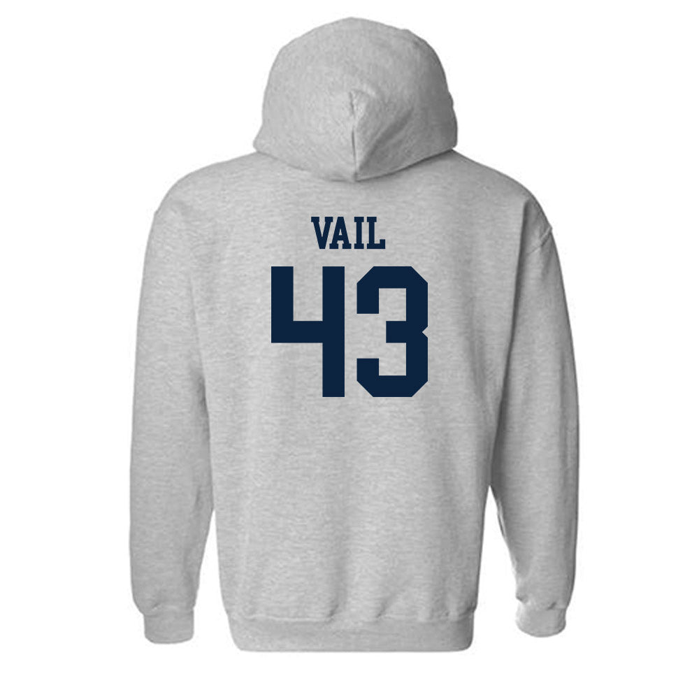 Samford - NCAA Baseball : Bodie Vail - Classic Shersey Hooded Sweatshirt-1