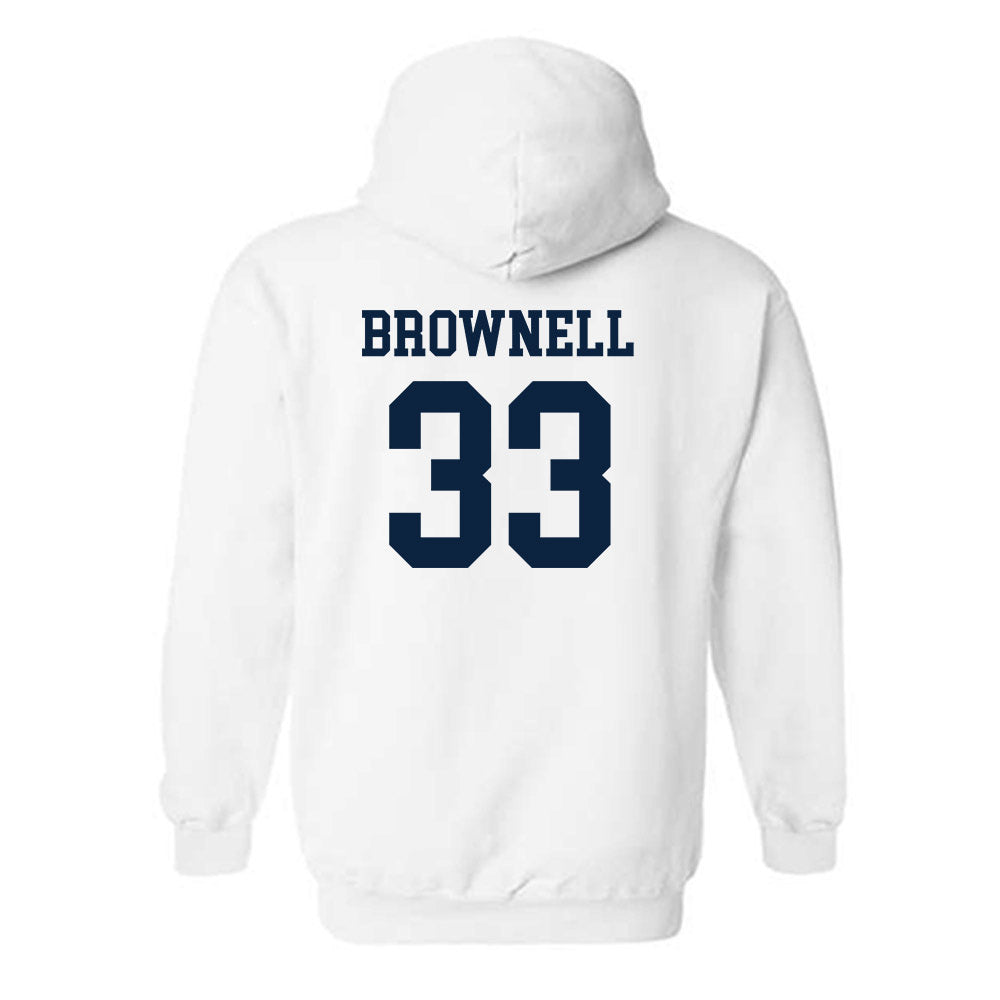 Samford - NCAA Men's Basketball : Jaden Brownell - Classic Shersey Hooded Sweatshirt-1