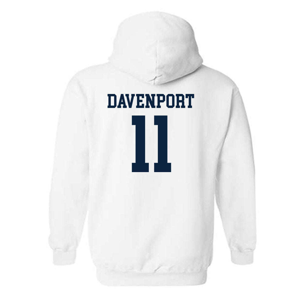 Samford - NCAA Men's Basketball : Cooper Davenport - Classic Shersey Hooded Sweatshirt-1