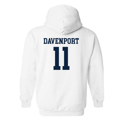 Samford - NCAA Men's Basketball : Cooper Davenport - Classic Shersey Hooded Sweatshirt-1