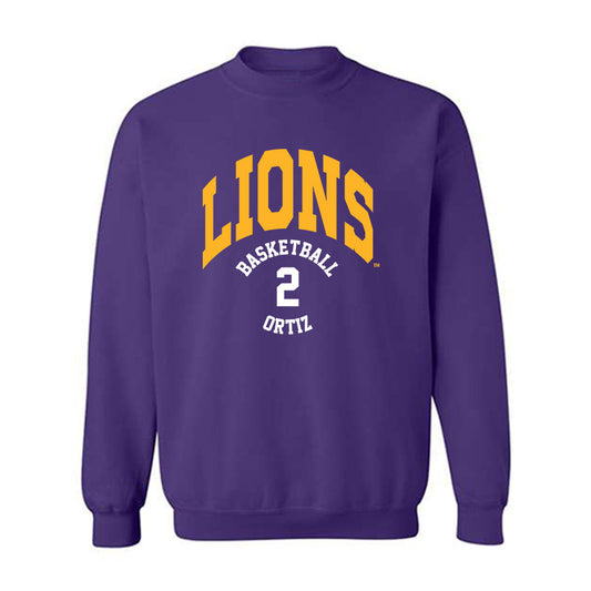 North Alabama - NCAA Men's Basketball : Daniel Ortiz - Classic Fashion Shersey Crewneck Sweatshirt-0