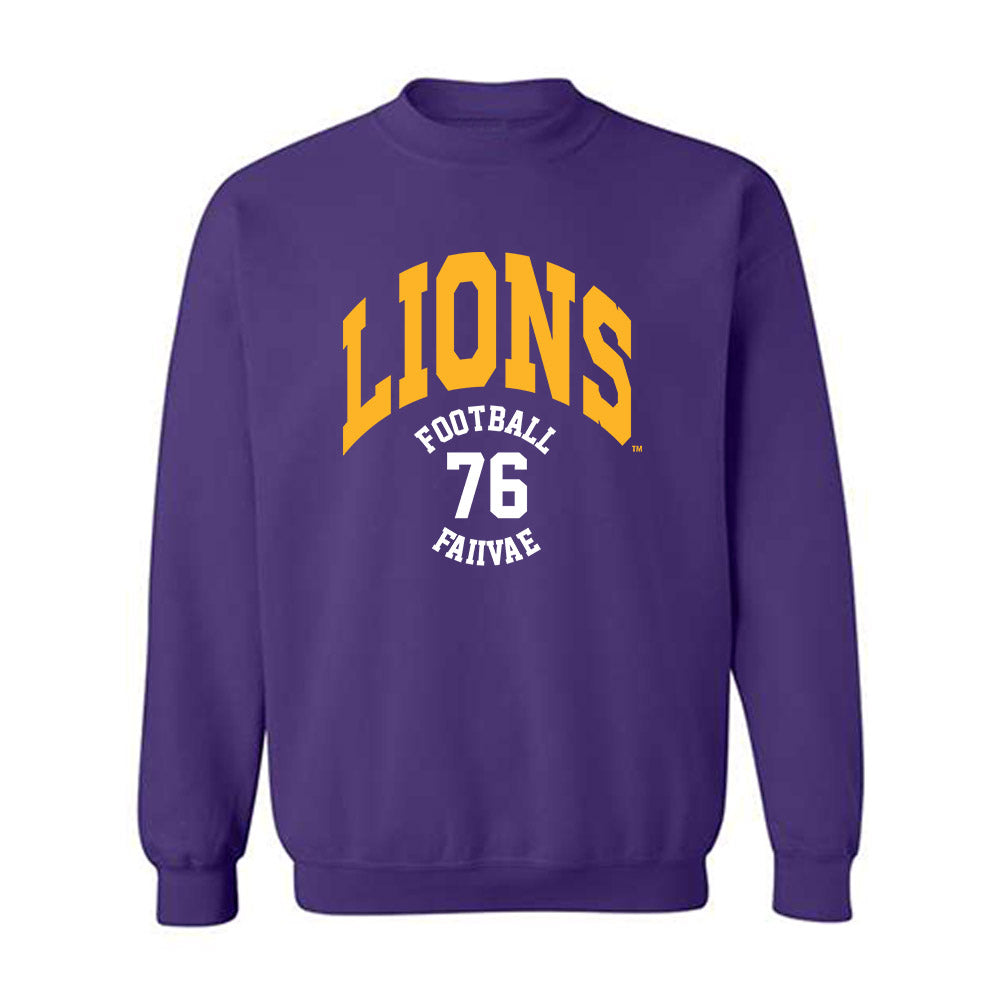 North Alabama - NCAA Football : Anthony Faiivae - Classic Fashion Shersey Crewneck Sweatshirt-0